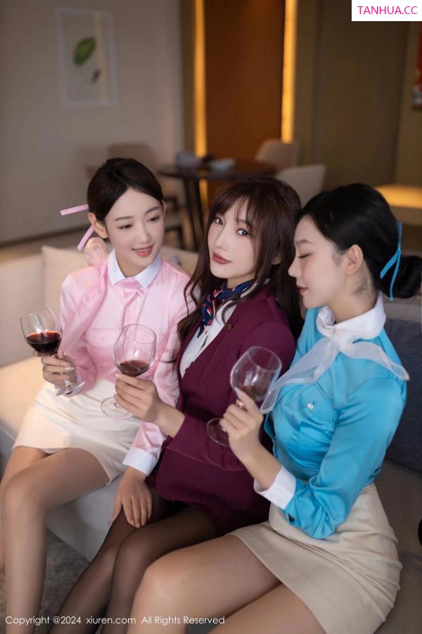   [XiuRen]高清写真图 2024.02.07 No.8088 陆萱萱＆安然anran＆唐安琪 模特合集第8张图片